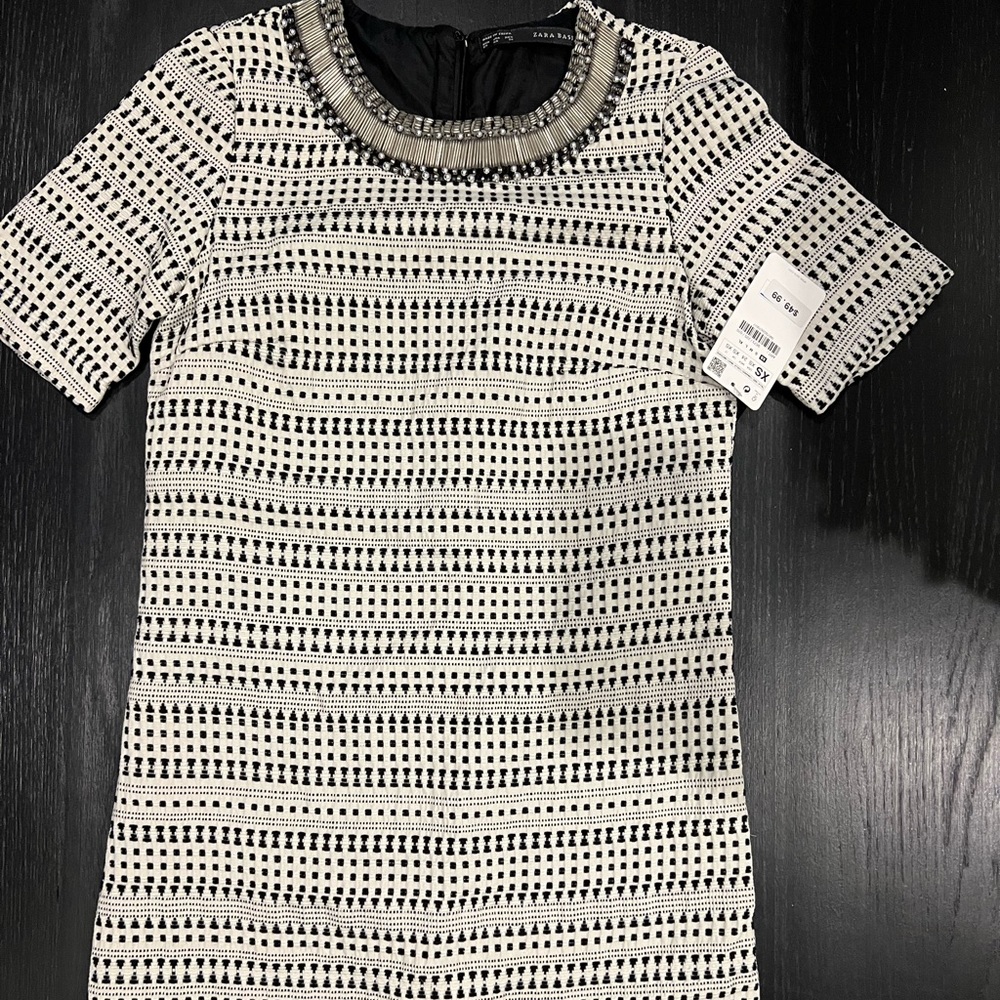 ZARA BASICS Dress with Beading